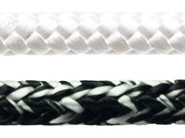 Treccia in Dyneema SK75 a 12 capi per la regolazione della vela del Surf. Estremamente leggera e resistente, non appesantisce inutilmente la velatura.