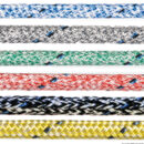 Treccia in poliestere ad alta identificabilità, ideale per: scotte in genere (crociera), avvolgi fiocchi, terzaroli, usi generici. Caratteristiche: molto maneggevole e morbida, facile da impugnare e annodare. Anima: 12 capi in poliestere. Calza esterna: poliestere alta tenacità 24 capi.