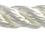 3-strand white polypropylene rope 12 mm