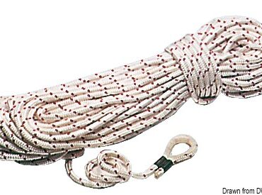 Colore bianco con segnalino, preconfezionati con impiombatura e redance in nylon.