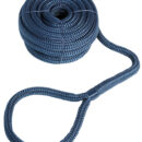 Doppia treccia poliestere alta tenacità con occhio impiombato a mano.