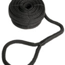 Doppia treccia poliestere alta tenacità con occhio impiombato a mano.