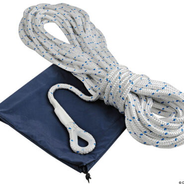 Terminale con redancia e impiombatura fatta a mano.Fornite confezionate con elegante sacchetto in nylon / cordino Blu.