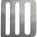 Permette di fare gli occhielli terminali ai nastri evitando le cuciture. Acciaio inox AISI 304 lucidato a specchio.