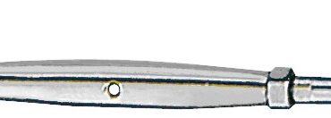 In acciaio inox AISI 316.