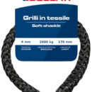 Realizzati con una treccia ad alta tenacità scalzata a 12 capi sono la soluzione ideale come sostituitivi dei comuni grilli in acciaio in quanto garantiscono maggiore leggerezza, massima tenuta sotto carico e facilità di allentamento in assenza di carico. Utilizzabili per fissaggio di scotte, drizze e bozzelli ed in generale per il sartiame.