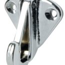 Fissaggio tramite fori; con linguetta a molla.