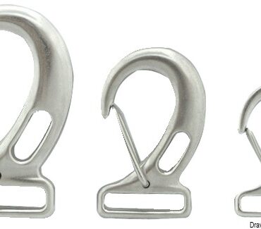 In acciaio AISI 316. Chiusura di sicurezza a torsione.