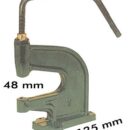 Deck press for snap fasteners