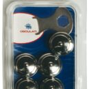 Funzionamento a pressione, con blocco a molla sulla femmina.