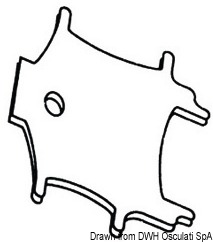 Per fissaggio tendalini, coperture, cuscini, cuscineria etc.Fabbricati in composito plastico, presentano il vantaggio di avere la parte da fissare in coperta senza sporgenze dannose per i piedi e che si possono impigliare nelle cime di bordo.Totalmente anticorrosione ed UV resistenti.