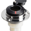 SS base straight recess fit f.pull-out poles black