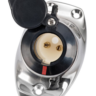 SS base angled recess fit 2 contacts black