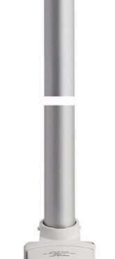 Per scafi < 20 m, con fanale certificato COLREG72. Completa di base in nylon nero o bianca sulla quale si inserisce a scatto l’asta dando il contatto e di cappuccio a tenuta stagna che chiude la base quando l’asta è sfilata. Provvista di un fanale da 360° e fanale di via rosso/verde.