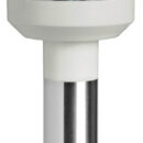 Per imbarcazioni < 20 m. Completamente in acciaio inox, base con dentini in acciaio inox AISI 316 che permette la regolazione dell’asta in qualsiasi posizione.