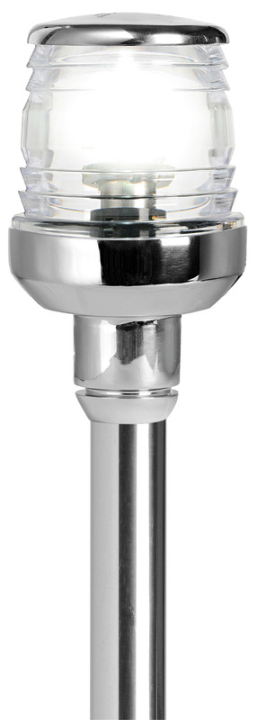 Per imbarcazioni < 20 m. Fanale in policarbonato e AISI 316. Certificata COLREG72.