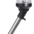 Per imbarcazioni < 20 m. Versione estraibile. Fanale in policarbonato e AISI 316. Certificata COLREG72.