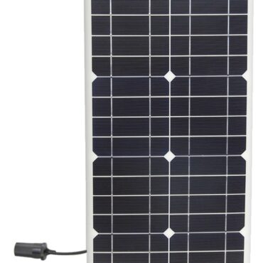 Fabbricati con celle solari aerospaziali ad alta performance. Sono pannelli di ultima generazione ultrasottili, solo 1,7 mm, e ultraflessibili. Efficienza celle mono 17,25%. Il pannello è composto da un sandwich formato da un supporto plastico + celle solari + rivestimento superficiale in resina epossidico UV resistente. Il fissaggio avviene tramite biadesivo. Cavo di connessione con spina MC4 incluso.Versione A: pannelli mono-cristallini.Versione B: equipaggiati con celle americane ad altissima efficienza Sun Power. Si ottiene un minor ingombro con un'efficienza superiore del 23% rispetto alle celle standard.