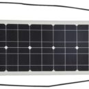 Fabbricati con celle solari aerospaziali ad alta performance. Sono pannelli di ultima generazione ultrasottili, solo 1,7 mm, e ultraflessibili. Efficienza celle mono 17,25%. Il pannello è composto da un sandwich formato da un supporto plastico + celle solari + rivestimento superficiale in resina epossidico UV resistente. Il fissaggio avviene tramite biadesivo. Cavo di connessione con spina MC4 incluso.Versione A: pannelli mono-cristallini.Versione B: equipaggiati con celle americane ad altissima efficienza Sun Power. Si ottiene un minor ingombro con un'efficienza superiore del 23% rispetto alle celle standard.