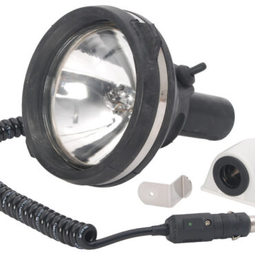 Forniti di bulbo stagno "G.E", completi di cordone estensibile, lunghezza 2,5 m, spina e presa stagna. Con staffa in acciaio inox AISI 316 per installazione a parete.