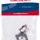 In ottone cromato. Montaggio a pressione.