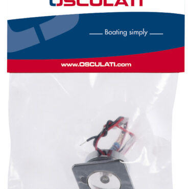 In ottone cromato. Montaggio a pressione.