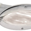 Fabbricati in acciaio inox AISI 316 lucidato a specchio.Lente di protezione frontale.