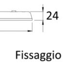 Completa di interruttore e di dispositivo antidisturbi. Carcassa in metacrilato ad alta resistenza.