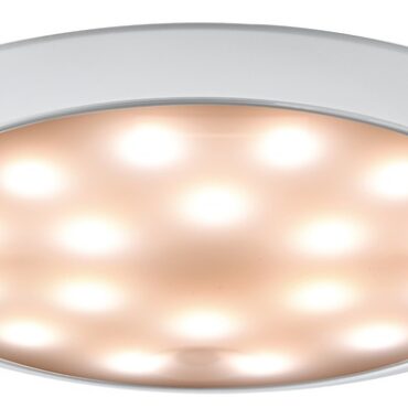 Interruttore touch bianco/rosso/spento.