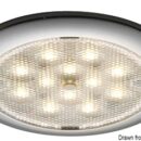 Corpo in acciaio inox. Si comanda tramite il pulsante centrale: primo scatto = luce bianca; secondo scatto = luce colorata. Fissaggio tramite viti nascoste dal frontalino.