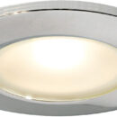 Corpo in alluminio rivestito con polvere epossidica bianca, ghiera in acciaio inox.