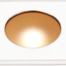 Carcassa in policarbonato completa di ghiera. Lente satinata. Un solo LED centrale. Fissaggio con viti.Tipologia luce:13.489.01/02 con luce fissa o dimmerabile, consultare la tabella per scegliere l'interruttore ideale.13.489.11/12 con luce dimmerabile, con funzione (ON/OFF + dimmer) touch inclusa nel vetro.