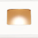 Carcassa in policarbonato completa di ghiera. Lente satinata. Un solo LED centrale. Fissaggio con viti.Tipologia luce:13.490.01/02 con luce fissa o dimmerabile, consultare la tabella per scegliere l'interruttore ideale.13.490.11/12 con luce dimmerabile, con funzione (ON/OFF + dimmer) touch inclusa nel vetro.