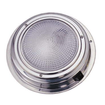 Lente in policarbonato. Versione lampadina alogena.