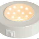 Corpo in ABS, lente opalina. Grado di protezione IP21.