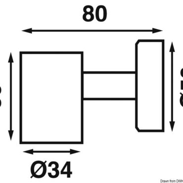 Carcassa in alluminio lucido.