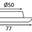 Corpo in ABS. Grado di protezione IP54.