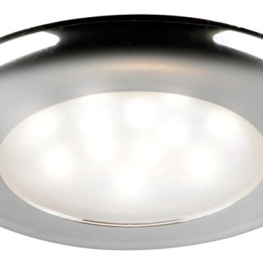 Corpo in ABS, lente in tecnopolimero.