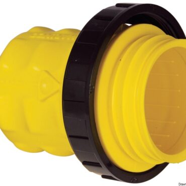 Completamente a tenuta stagna. Fabbricate in termopolimero caricato vetro ad alta resistenza, contatti in ottone nichelato.