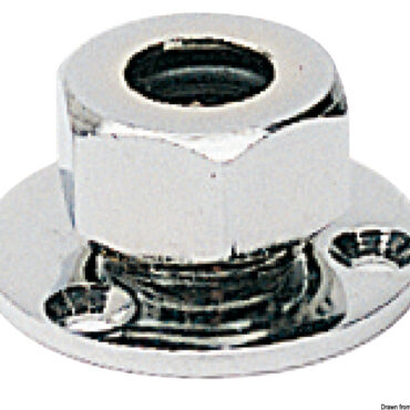 In ottone cromato per passaggio cavi sotto coperta.