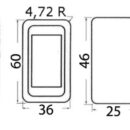 Cornici in plastica atte a formare un unico pannello per gli interruttori 14.296../14.198../14.298..