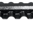 Base plastica ad alta capacità isolante. Barra di supporto in rame nichelato, viti e dadi in acciaio inox. volt 12/48.