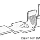 Un connettore completo viene formato da: connettore + 2 faston maschi 14.231.20/40 + 2 faston femmina 14.231.0/30 + 4 tasselli con guarnizione della appropriata sezione 14.232.01/02.