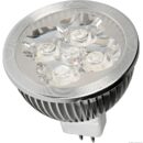 Equipaggata con 4 LED HD.Potenza equivalente a una lampadina 35 W alogena.