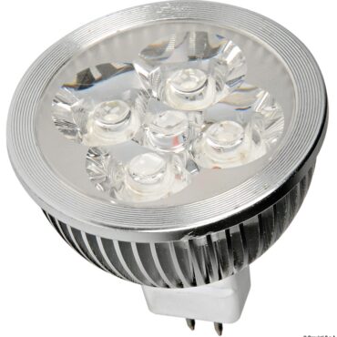 Equipaggata con 4 LED HD.Potenza equivalente a una lampadina 35 W alogena.