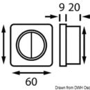 Elegante pannello con interruttori BATSYSTEM.