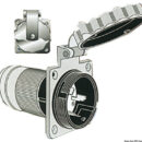 Completamente a tenuta stagna. Fabbricate in termopolimero caricato vetro ad alta resistenza, contatti in ottone nichelato.