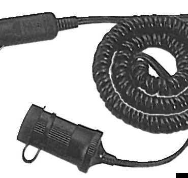 Da 3,6 m con doppio spinotto maschio/femmina tipo accendino. Adatto per prese tipo 14.519.10; 14.519.12 e 13.008.00 e dall’altro lato telefoni portatili, fari ecc