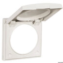 Vengono completati con le cornici di design modello "FLOW" singole o doppie.Cornice singola: 59,5x59,5 mm. Cornice doppia: 59,5x178,5 mm.