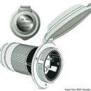 Completamente a tenuta stagna. Fabbricate in termopolimero caricato vetro ad alta resistenza, contatti in ottone nichelato.